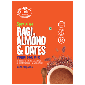 Early Foods Sprouted Ragi Almond Date Porridge Mix 200 G