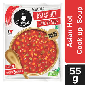Chings Secret Asian Hot Cook Up Soup With Exotic Vegetables 55 G