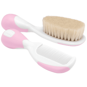 Chicco Brush And Comb Pink 1 Pc