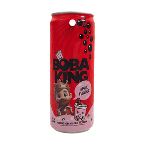 Boba King Apple Flavour Popping Boba With Fruit Juice Drink 300 Ml