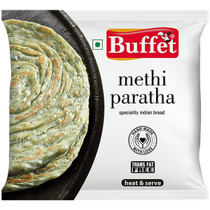 Buffet Heat Serve Methi Paratha 300 G