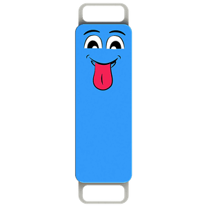 Blix Queaky Stem Toy With Educational Music Blue 1 Pc