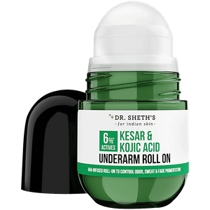 Dr Sheths 6 Actives Kesar Kojic Underarm Roll On 50 Ml