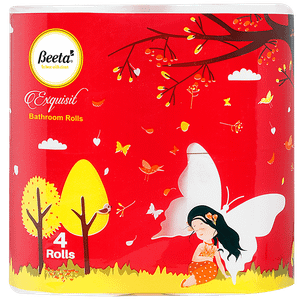 Beeta Toilet Tissue Roll Super Large 4 Rolls 120 M