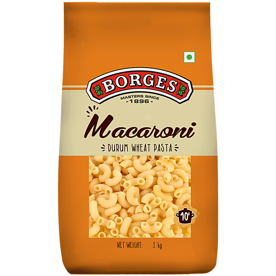 Borges Macaroni Durum Wheat Pasta 1 Kg