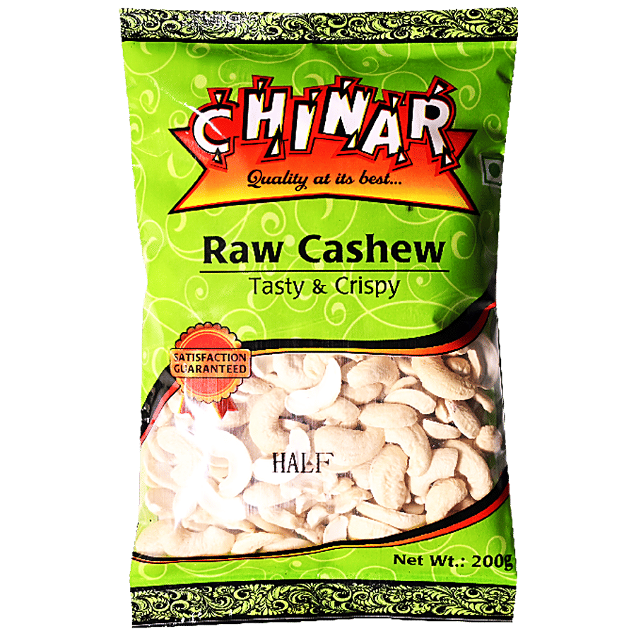 Chinar Raw Cashew Half 200 Gm