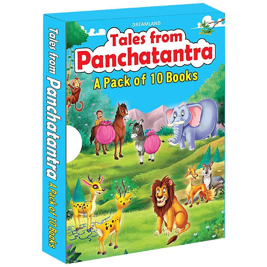 Dreamland Tales From Panchatantra Children Early Learning Book Age 3 160 Pages 10 Pcs