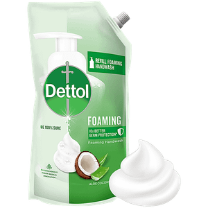 Dettol Foaming Hand Wash Ph Balanced 100 Germs Protection Refill Aloe Coconut 700 Ml