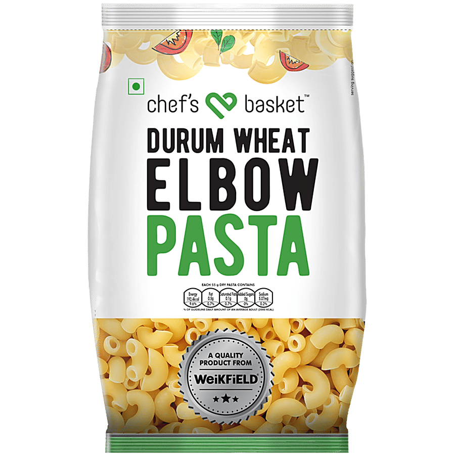 Chefs Basket Durum Wheat Elbow Pasta 500 G