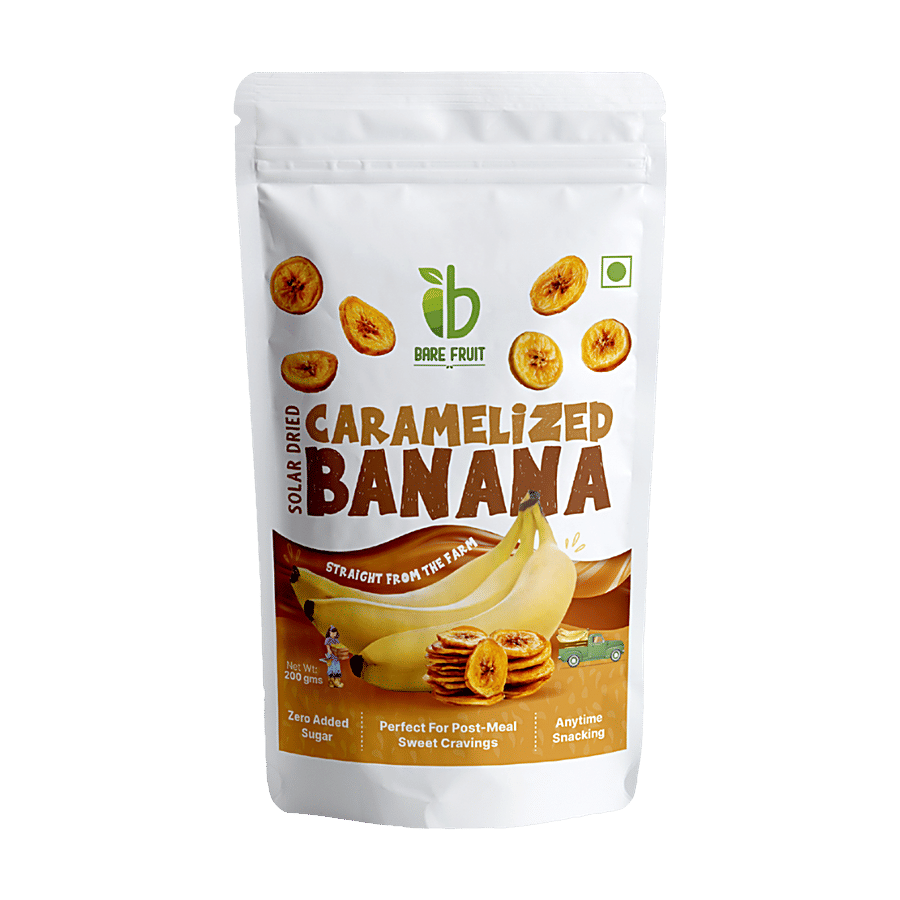 Bare Fruit Solar Dried Caramelized Banana 200 G