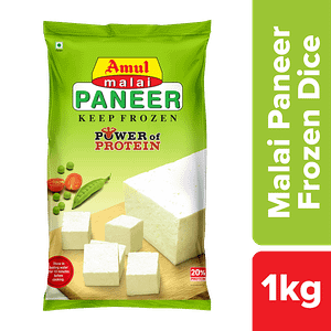 Amul Malai Paneer Cubes 1 Kg Pouch