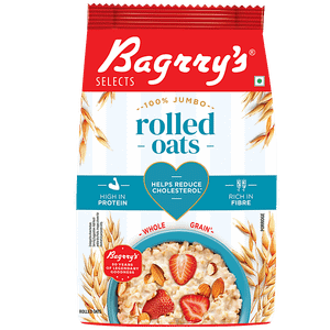 Bagrrys 100 Jumbo Whole Grain Rolled Oats 1 Kg Pouch