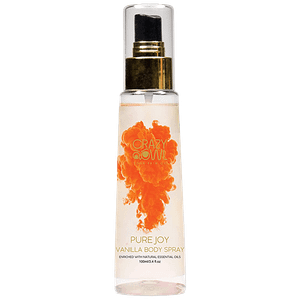 Crazy Owl Pure Joy Vanilla Body Spray Floral Fragrance Cheerfulness Liveliness Essential Oils That Gives Pure Joy Perfect For Daily Use 100 Ml