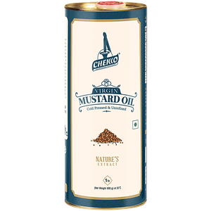 Chekko Virgin Mustard Oilkachi Ghani Cold Pressed Unrefined 1 L