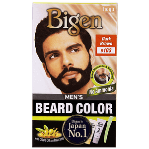 Bigen Beard Colour Dark Brown For Men B 103 20 20 Gm