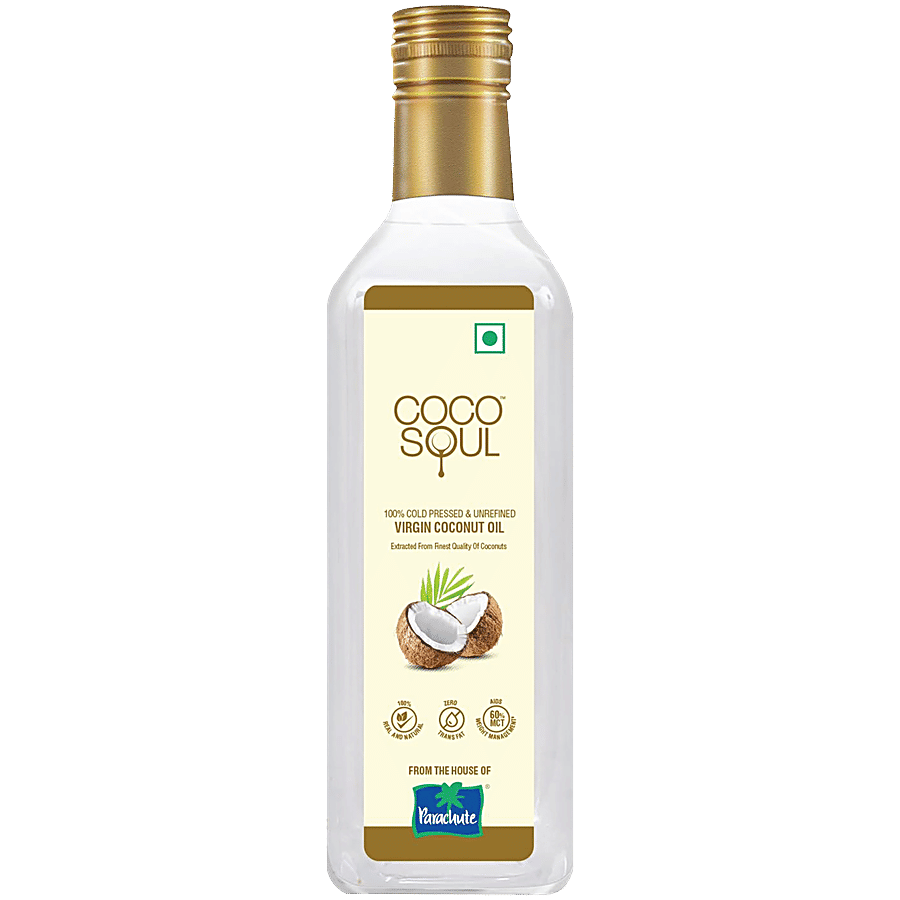 Coco Soul Cold Pressed Natural Virgin Coconut Oil 1 L Pet Bottle