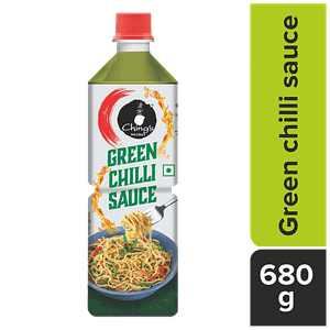 Chings Secret Green Chilli Sauce 680 G Bottle