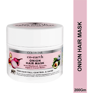 Colorbar Co Earth Onion Hair Mask For Hair Fall Control Shine 200 G