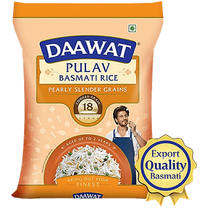 Daawat Basmati Rice Pulav 5 Kg Pouch