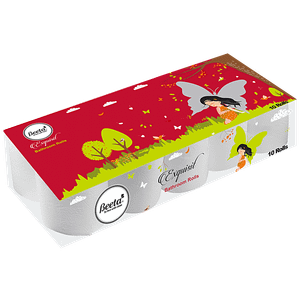 Beeta Budget Toilet Tissue Roll 10 In 1 4000 Sheets