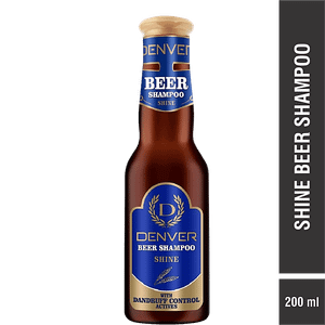 Denver Shine Beer Shampoo With Dandruff Control Actives 200 Ml