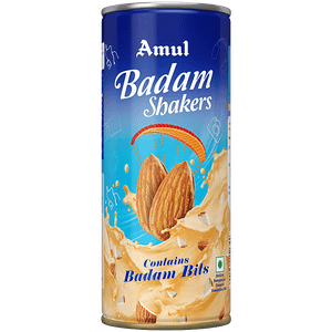 Amul Kool Milk Shake Badam 200 Ml Can
