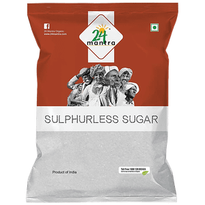 24 Mantra Organic Sulphurless Sugar 1 Kg Pouch