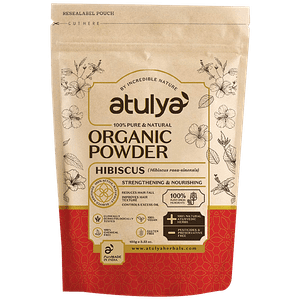 Atulya Organic Powder Hibiscus Strengthening Nourishing Reduces Hair Fall 100 G