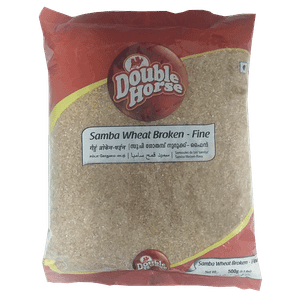 Double Horse Samba Wheat Broken Fine 500 G Pouch