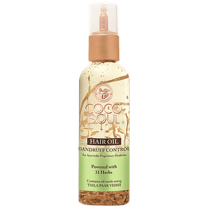 Coco Soul Dandruff Control Hair Oil With Ayurvedic Medicine Treats Itchness Dryness 95 Ml