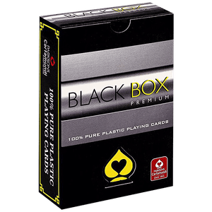 Cs Black Box Premium Plastic Playing Cards Set 1 Pc