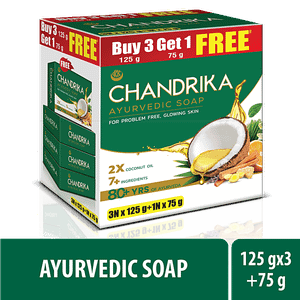 Chandrika Ayurveda Handmade Soap 125 G