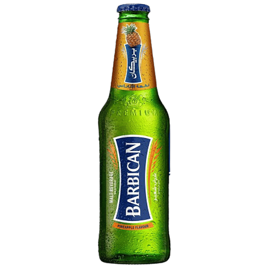 Barbican Non Alcoholic Beer Bottle Malt Beverage Pineapple Flavour 330 Ml