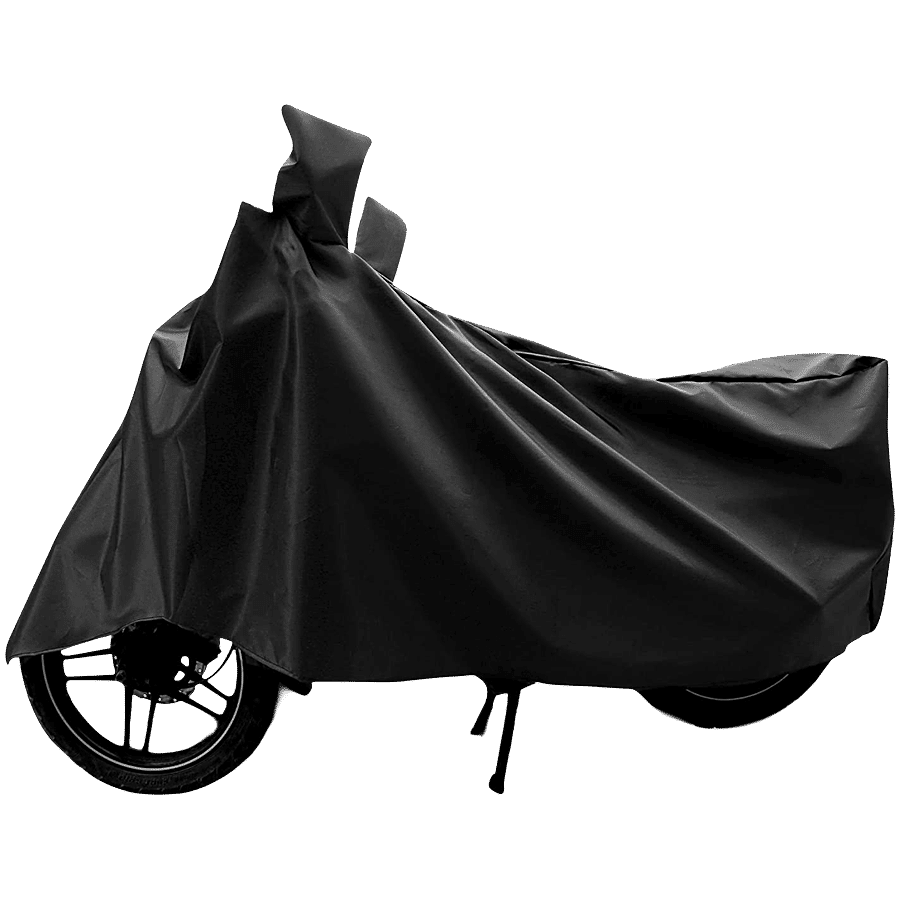 Autofy Universal Uv Protection Dustproof Bikescooty Body Cover Black 1 Pc