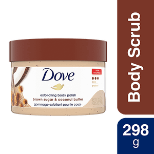 Dove Dove Exfoliating Body Polish Scrub Brown Sugar Coconut Butter For Dry Skin 298g 298 Gm