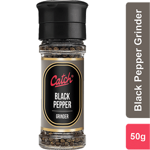 Catch Black Pepper Grinder 50 G Glass Bottle
