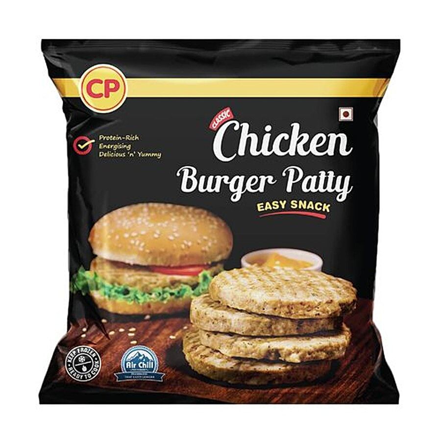 Cp Easy Snack Classic Chicken Burger Patty 500 G