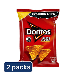 Doritos Nacho Chips Nacho Cheese Flavour 2x168 G