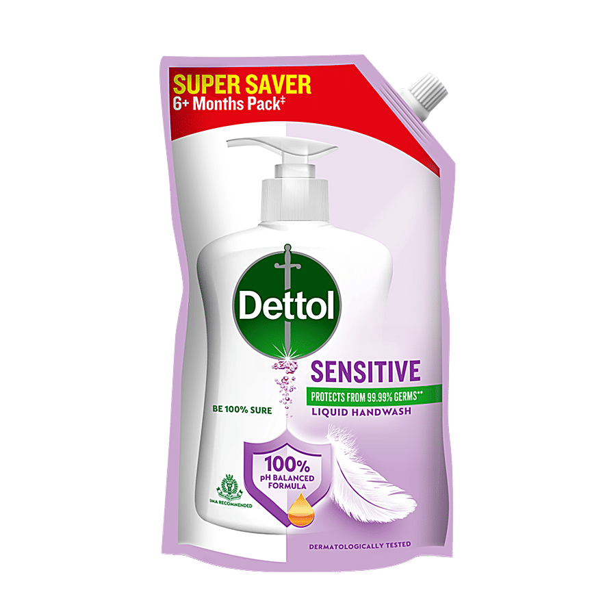 Dettol Hand Wash Liquid Refill Sensitive 750 Ml