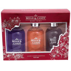 Bryan Candy Bath Shower Gel Gift Set Lavender Cocoa Black Currant For Women 100 Ml