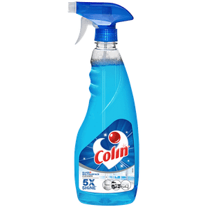 Colin Glass Cleaner Liquid Spray Bottle Cleans Mirror Car Home Appliances 500 Ml Bottle