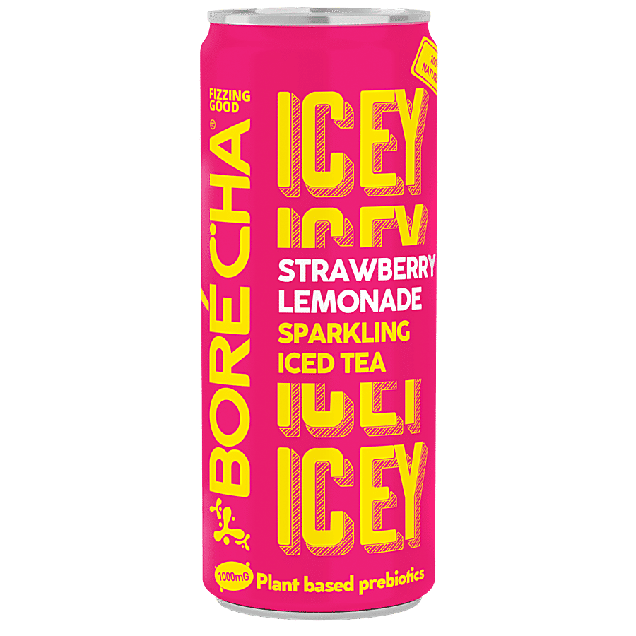 Borecha Icey Strawberry Lemonade Sparkling Iced Tea 330 Ml Can