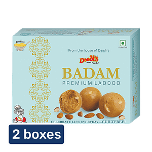 Daadis Badam Laddoo Made In Pure Ghee 2x200 G