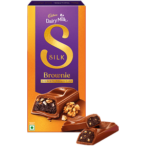 Cadbury Dairy Milk Silk Desserts Walnut Brownie Chocolate 140 G