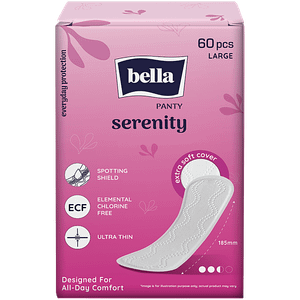 Bella Serenity Ultra Thin Panty Liners Large 60 Pcs