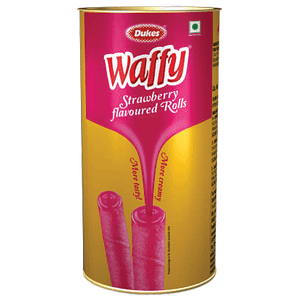 Dukes Waffy Roll Strawberry 300 G Jar