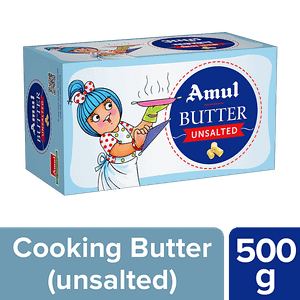 Amul Cooking Butter Unsalted 500 G Carton