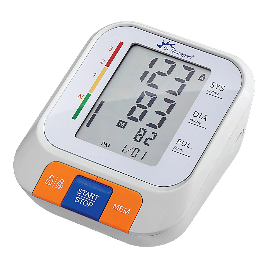Dr Morepen Home Health Blood Pressure Monitor Bp 15 610 G