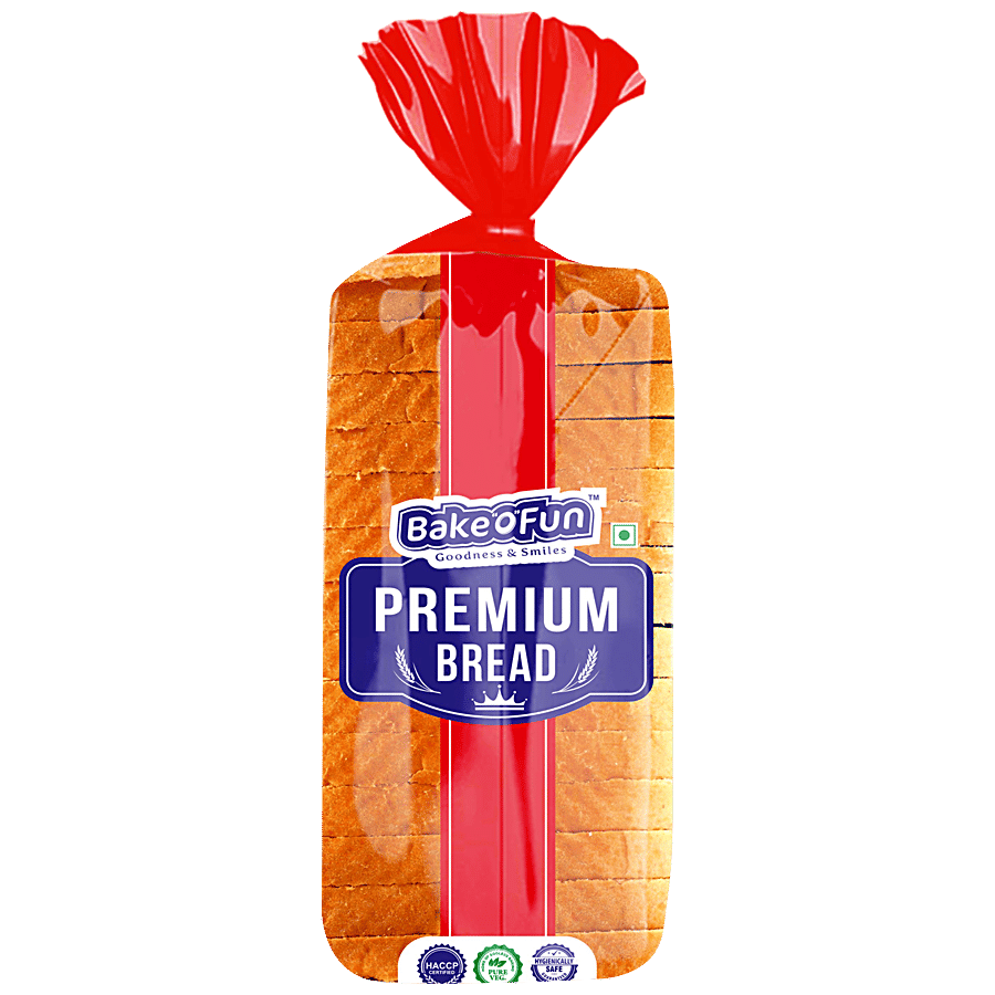 Bake O Fun Premium Bread Soft Healthy Rich In Nutrients 350 G Pouch
