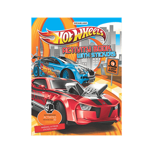 Dreamland Hot Wheels Activity Book With Stickers 1 Pc